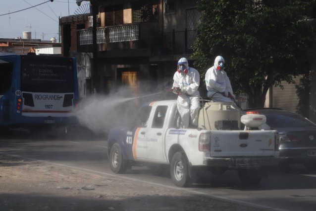 Campaña fumigación dengue