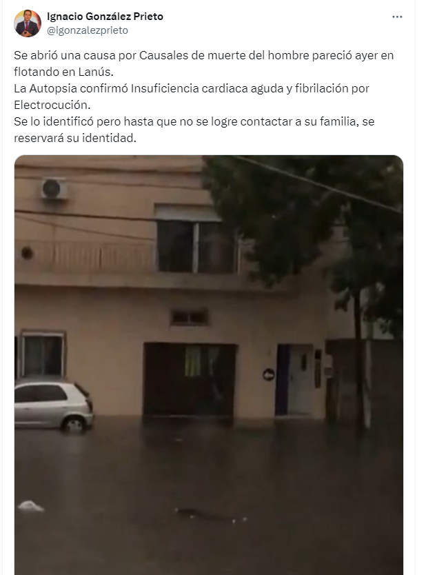 ahogado en VA