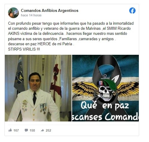 asesinaron ex veterano en lanus