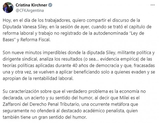 cristina kirchner