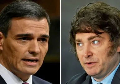 pedro sanchez javier milei