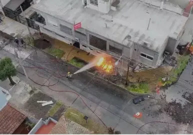 incendio en san martin