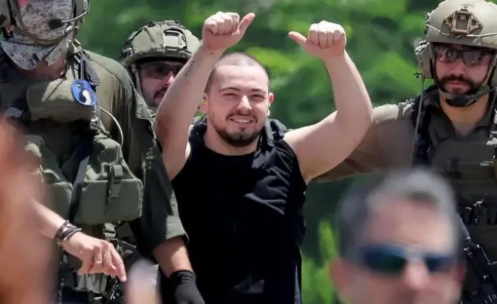 Almog Meir Jan es uno de los cuatro rehenes liberados de Gaza - Foto: Reuters