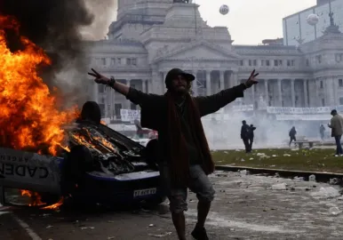 Incidentes en Congreso - Foto: Clarín