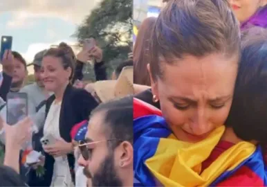 carolina amoroso en el obelisco