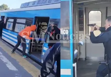 batalla campal en el sarmiento