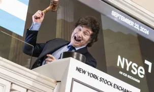 javier milei wall street