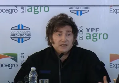 javier milei expoagro