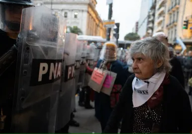 represion en el congreso