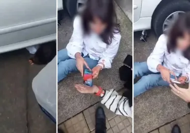 atropellada por su aut