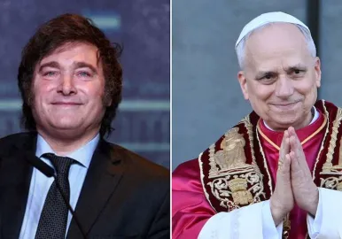 javier milei leon xiv