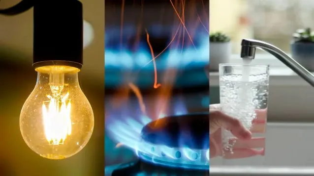 luz agua gas