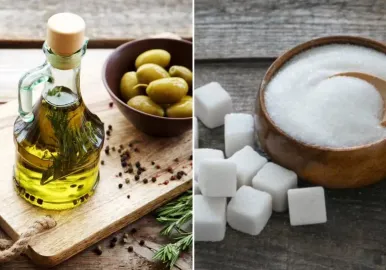 aceite de oliva azucar