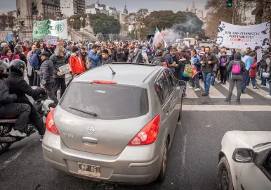marcha en el congreso