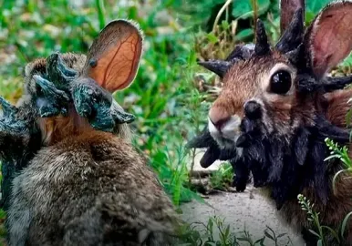 conejos con tentaculos