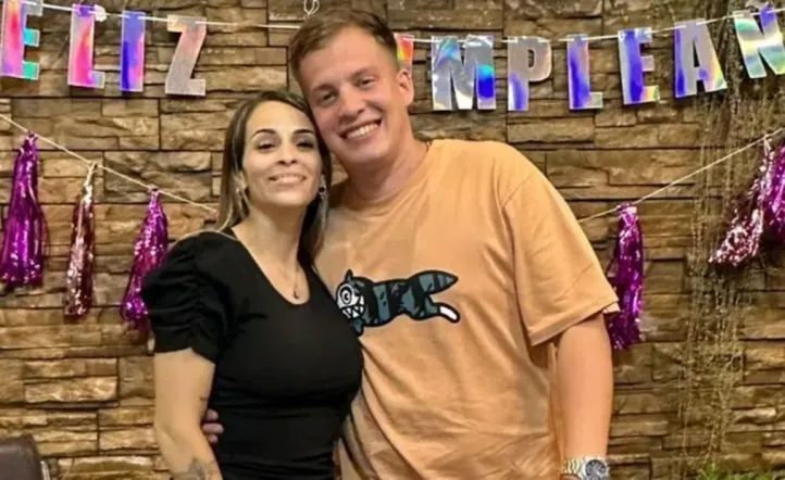 Tatiana Ruiz con quien era su novio y fue su victimario.