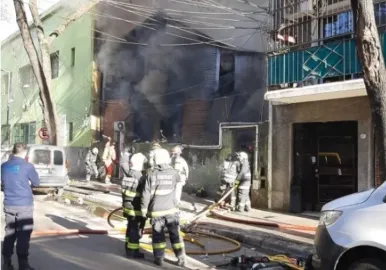 incendio en la boca
