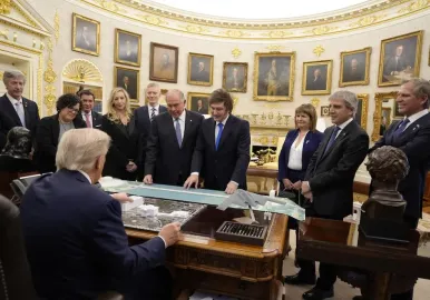 javier milei donald trump