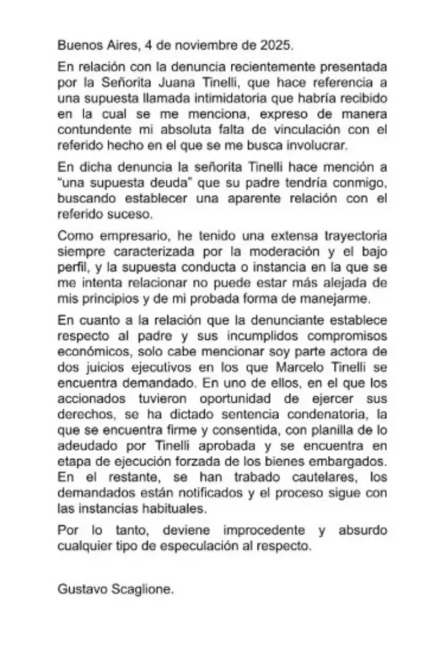 gustavo scaglione marcelo tinelli