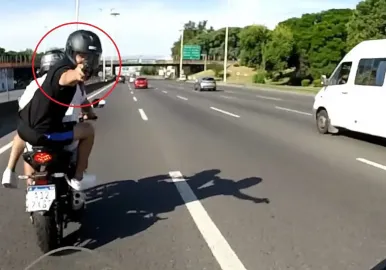 le robaron la moto autopista riccheri