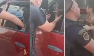 pilar dejo a su nieto en el auto