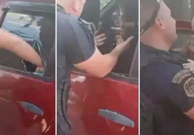 pilar dejo a su nieto en el auto