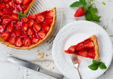 tarta de frutillas