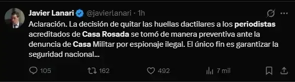 periodistas casa rosada