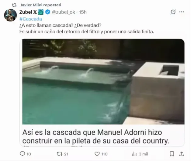 milei adorni