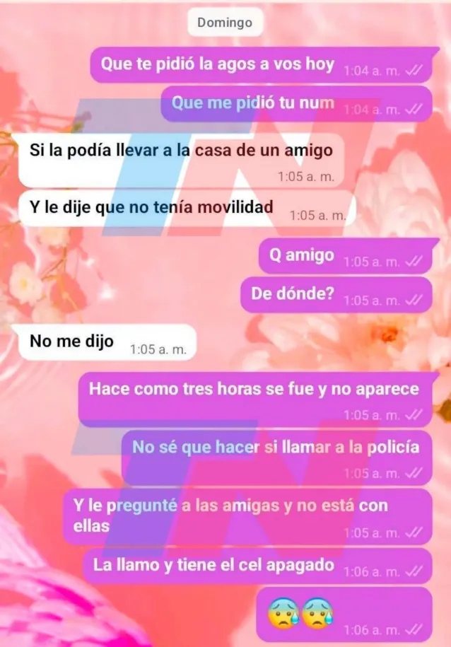 mensajes agostina