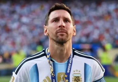 Messi llorando