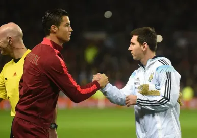cristiano y messi