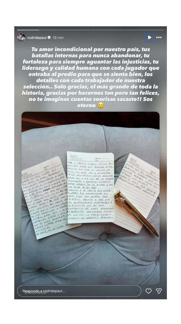 despedida messi