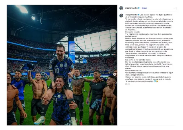 despedida messi