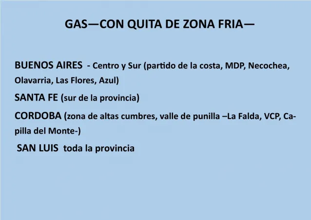 zonas frias