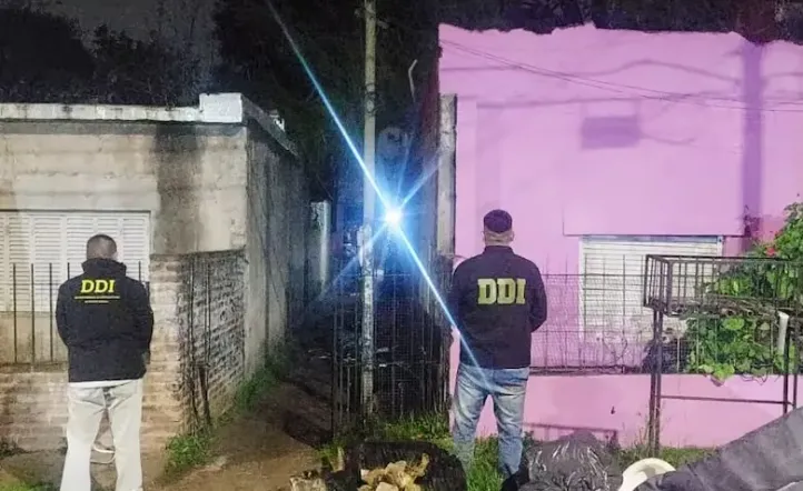 La casa donde fue asesinada la nena de 11 años.
