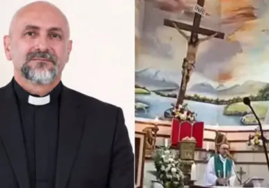 Cura murió en vivo